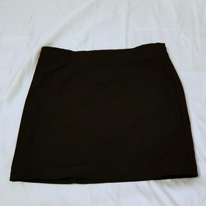 Express Black Bodycon Mini Skirt